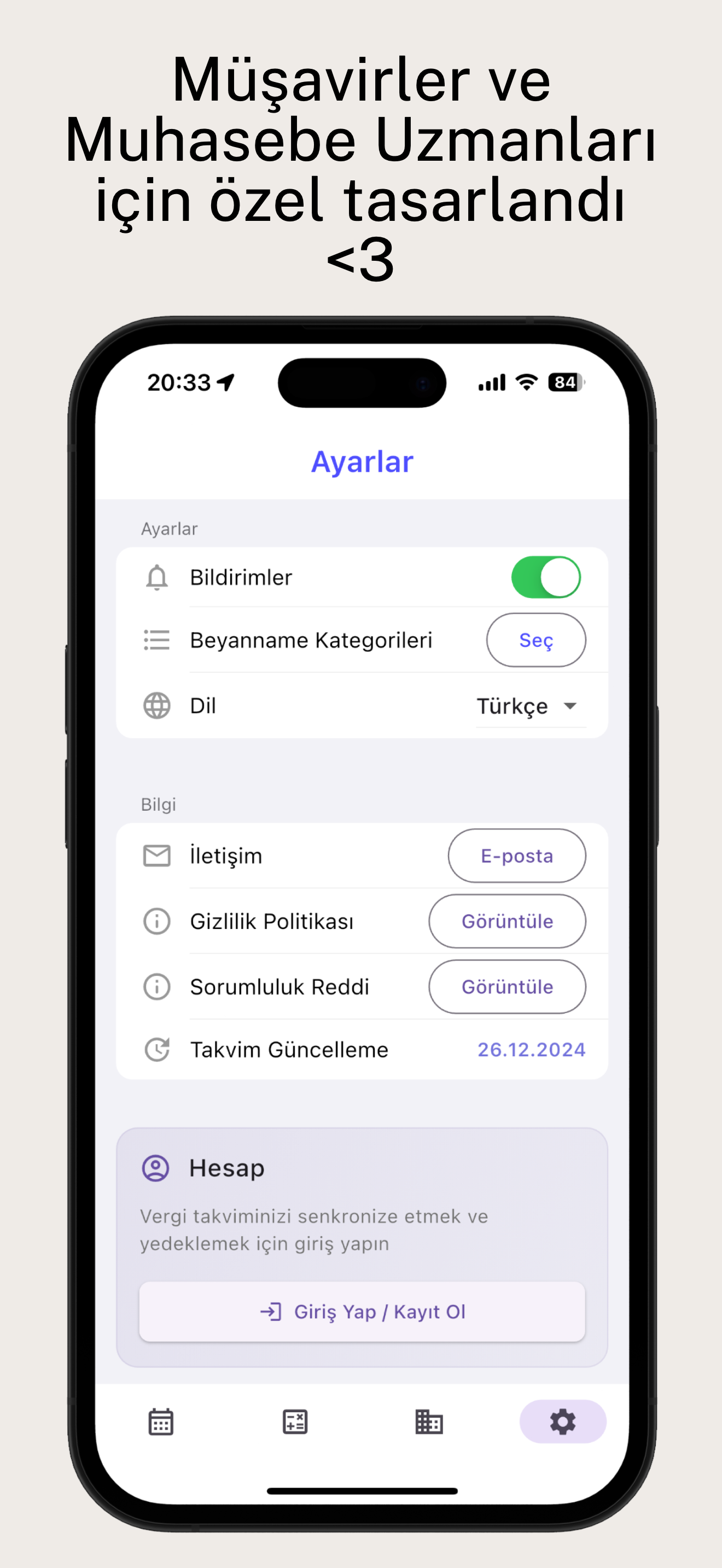 Vergi Takvimi Ekran Görüntüsü 5